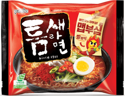 Teumsae Ramyun Ppalgyettddeok