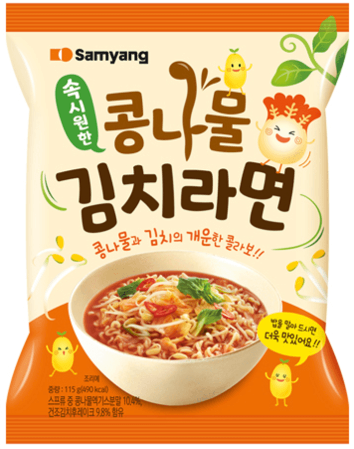 Kongnamul Kimchi Ramen